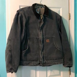 Like New!! Carhartt Collared Jacket Blue Size XL Regular
